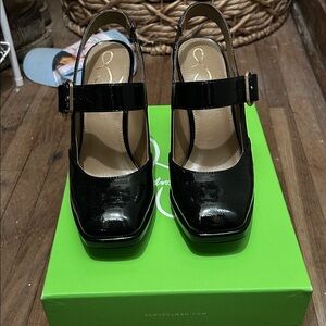 Sam Edelman Black Patent Jildie Mary Jane